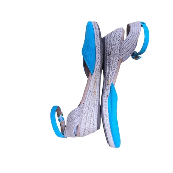 Blue Wide Width Espadrilles - Picture 2 of 5